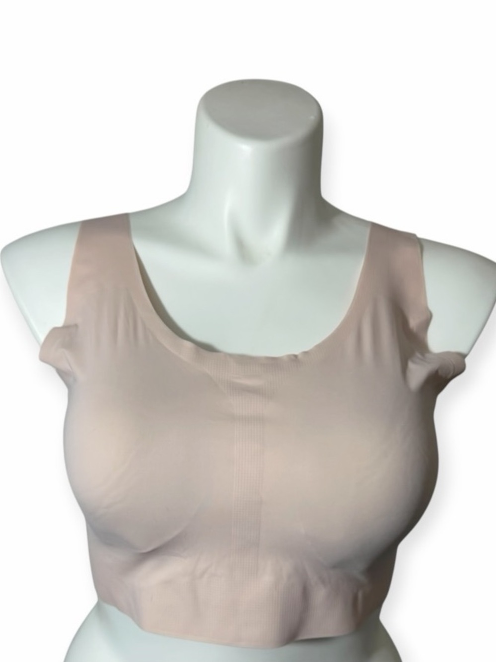 Bali Seamless Light Nude Scoop Neck Bralette Size 3XL